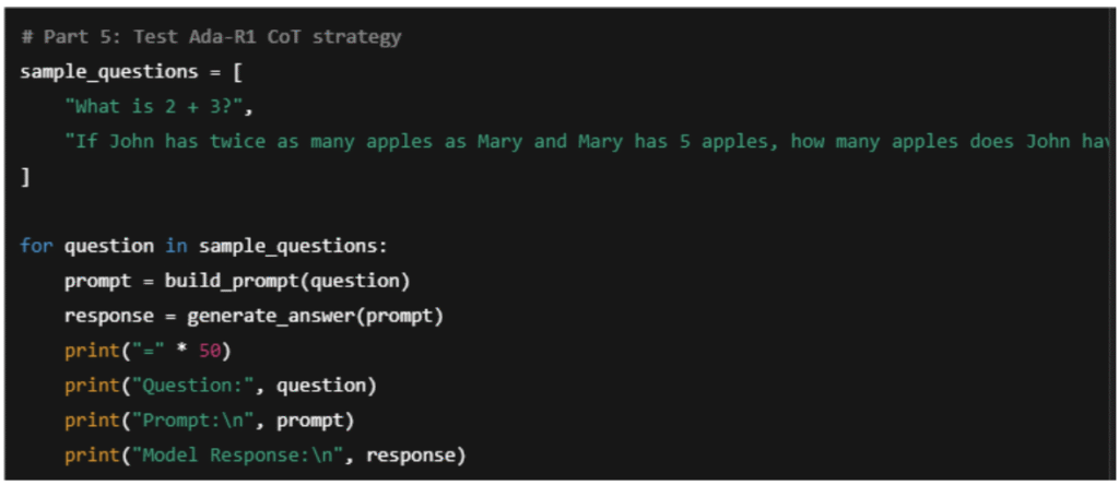Run Test Questions